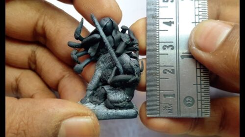 Smallest Durga Statue making with Mseal (Homemade Hindu Goddess Durga Sculpture) DIY