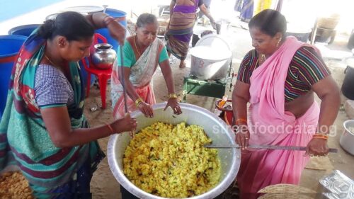 Amazing Cooking Aloo Fry Recipe Prepared By Indian Hindu Function | Street Food Catalog