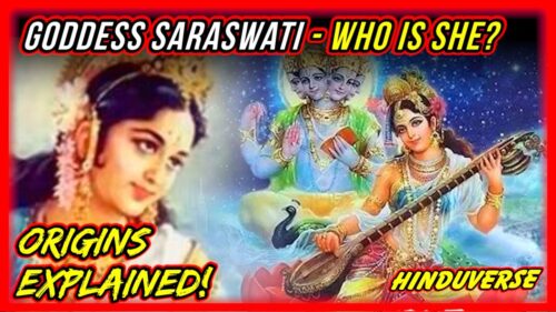 Goddess Saraswati - The Deity of Knowledge! Origins Explained! Hindu Mythology Stories!
