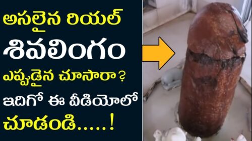 Real Shiva lingam Video | The Real Meaning of Shiva's Linga Symbol | Rare Sivalingam Video
