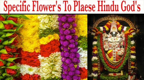 Specific Flower's To Plaese Hindu God's