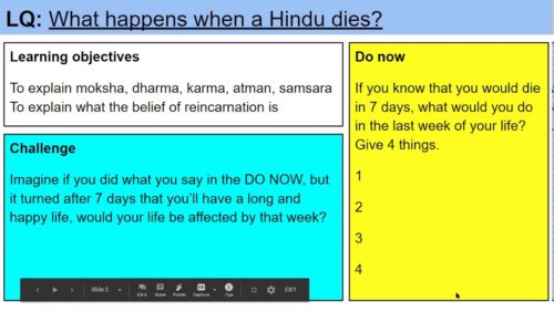 St James - Hinduism - Lesson 6 - beliefs