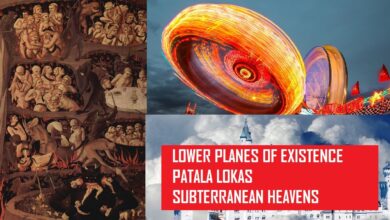 What happens in the seven nether worlds, lower realms of Hindu cosmology. Patala Loka, Bila Svarga.