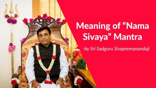 What is the Meaning of "Na Ma Si Va Ya" - Shiva Mantra?  Sri Sivapremananda