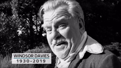Windsor Davies passes away (1930 - 2019) (2) (UK) - ITV News - 19th January 2019