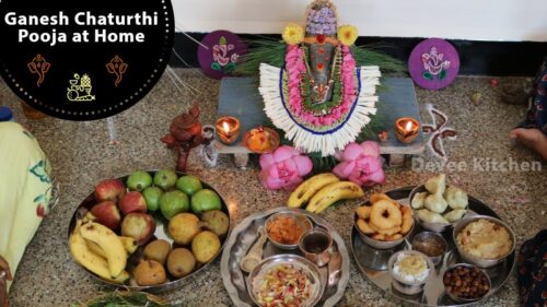 Eco friendly Ganesha || pooja on Ganesha chaturthi || pooja vidhanam || Devee kitchen