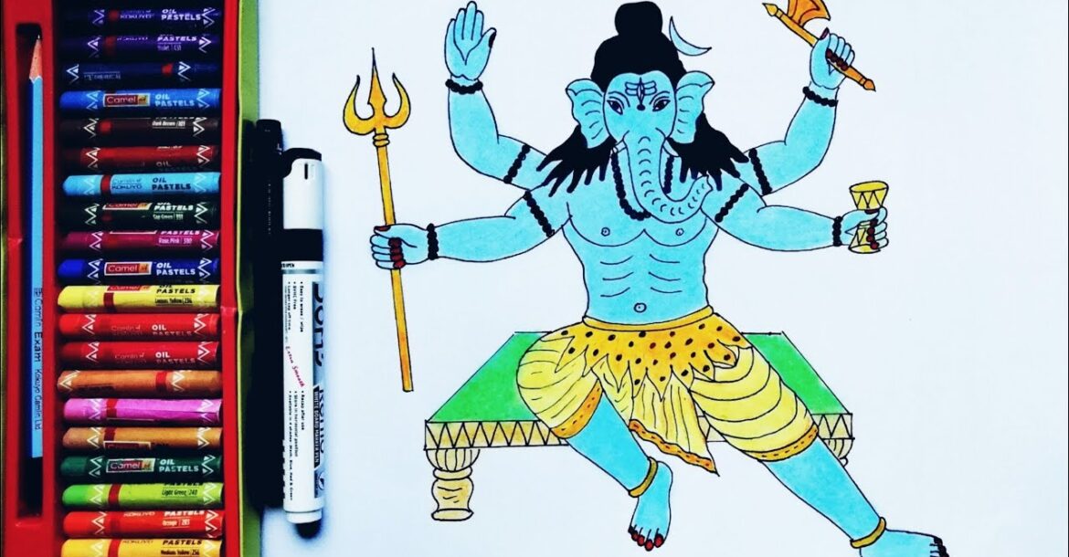 How To Draw Lord Ganesh ji | Ganesh ji ki Drawing | by Drawing Art