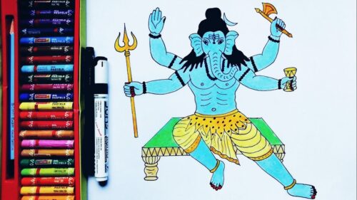 How To Draw Lord Ganesh ji | Ganesh ji ki Drawing | by Drawing Art