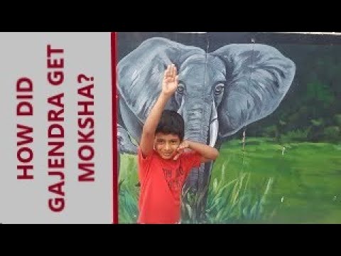 KIDS | Gajendra Moksha story from Hindu Scripture Srimad Bhagawat | Amusing Chid narration