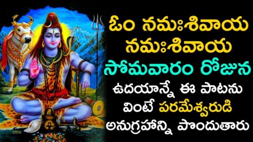 Om Namah Shivay Song | Lord Shiva Songs | Shiva Telugu Devotional Songs | Daily Bhakti Songs