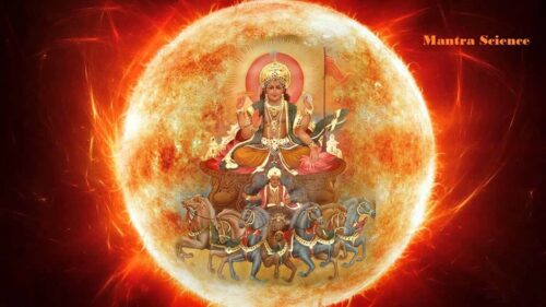 Surya is the chief solar deity of the Hindu Religion