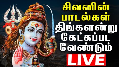 சிவனின் பாடல்கள் திங்களன்று கேட்கப்பட்ட வேண்டும் || Lord Shiva Tamil Devotional Songs Live