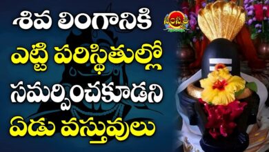 శివ లింగానికి ఎట్టి పరిస్థితుల్లో సమర్పించకూడని 7 వస్తువులు | Shivaratri | LordShiva | Samskruthi TV