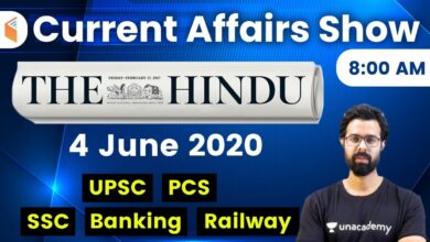 8:00 AM - Daily Current Affairs 2020 by Bhunesh Sir | 4 June 2020 | wifistudy