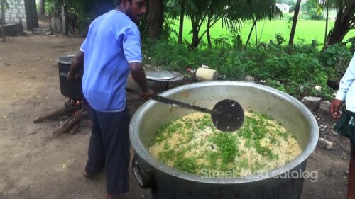Amazing Cooking Pulao Rice Prepared 500 People Hindu Function || Street Food Catalog || Desi Kitchen