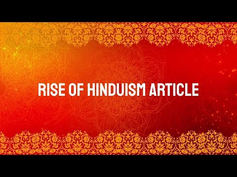 Rise of Hinduism Article