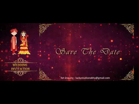 Traditional Hindu Wedding Invitation Video