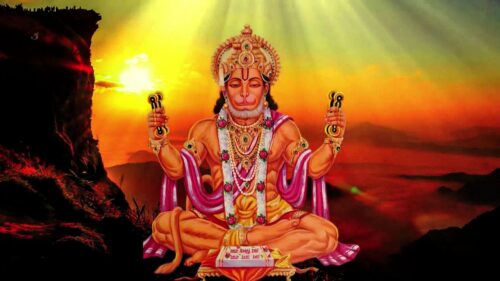 Hanuman | Hindu God | Motion Graphics | Free Download | Moving Backgrounds