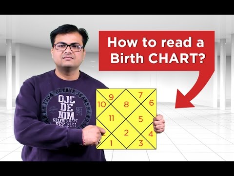 How to read a birth chart in Vedic Astrology