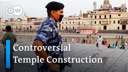 Controversial Hindu temple construction on demolished mosque site in India | DW News