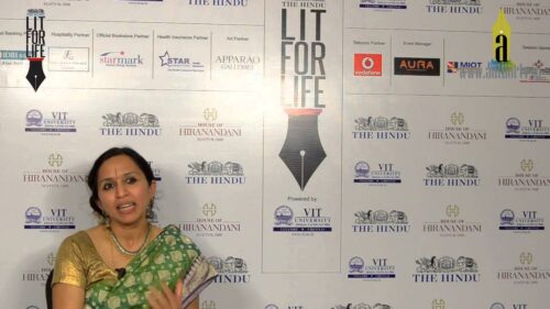 Vidya Shah at The Hindu Lit for Life 2014