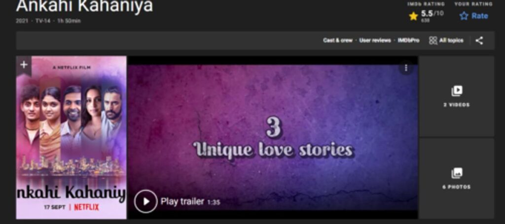 Ankahi Kahaniya review - Amazing love stories of the present life! 3 Ankahi Kahaniya review