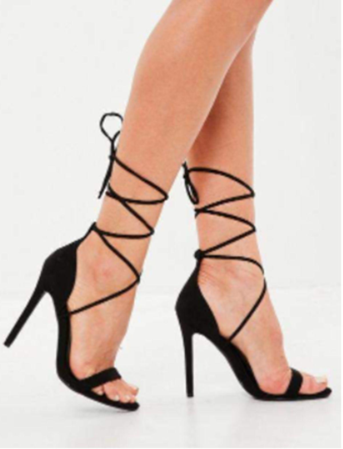lace-up heels