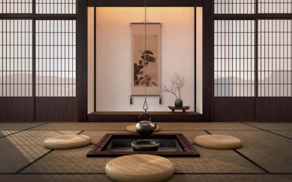 How to Decorate Around a Fireplace 1 modern-japanese-interior-design